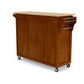 Create-A-Cart Brown Kitchen Cart II - Wood Top