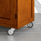 Create-A-Cart Brown Kitchen Cart II - Gray Granite Top