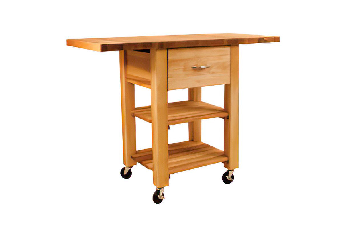 Deep Drawer Double Drop Leaf Cart