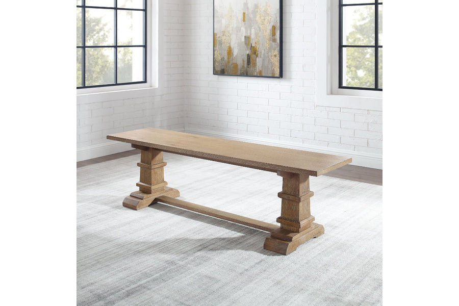 Joanna Dining Bench - Rustic Brown