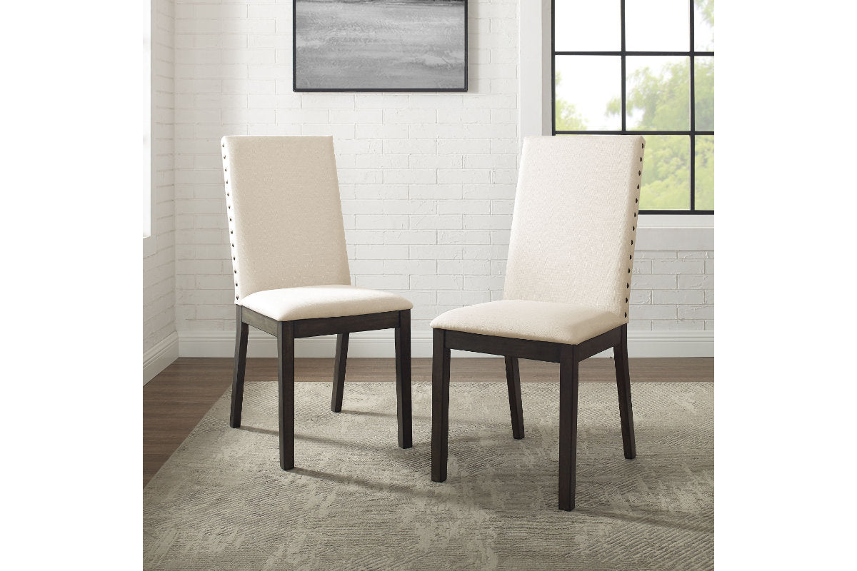 Hayden 2Pc Upholstered Chair Set - Slate