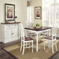 Monarch Off-White 5 Piece Dining Set
