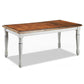 Monarch Off-White Dining Table - Distressed White