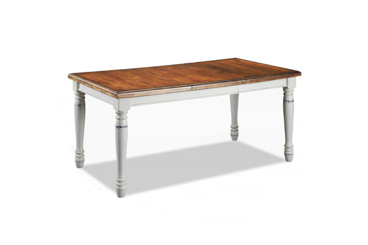 Monarch Off-White Dining Table - Distressed White