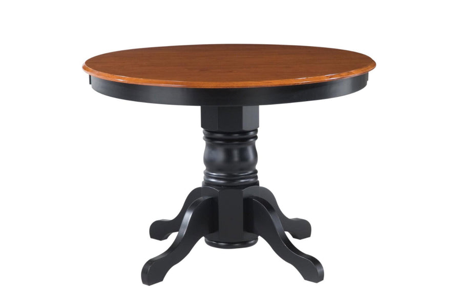Bishop Black Pedestal Table - Round