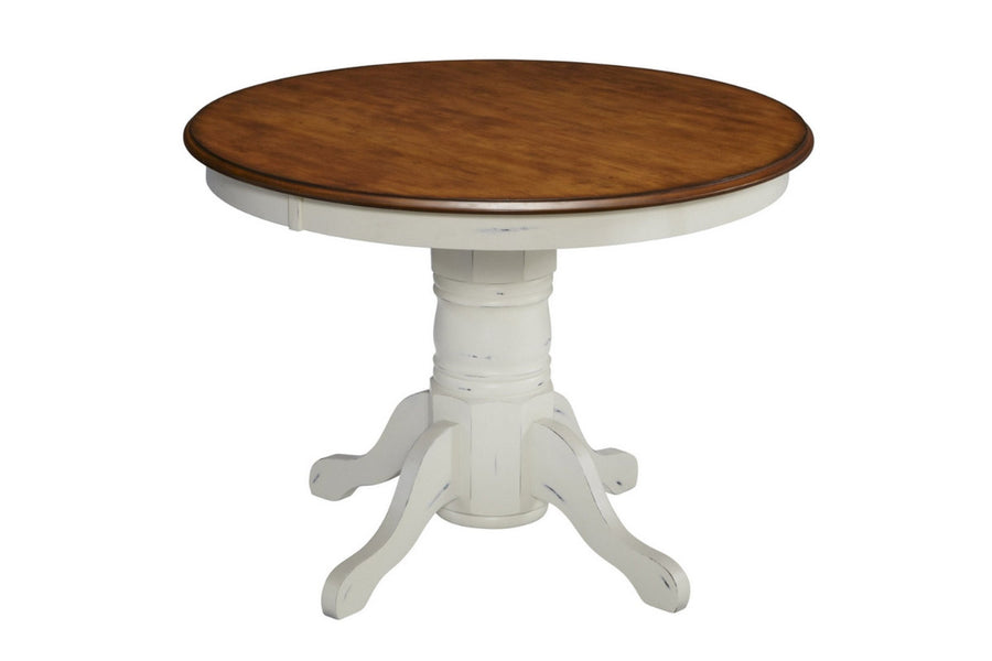 French Countryside Off-White Dining Table - Round
