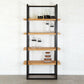 Pantry Shelf Unit Raw Iron with Natural Shelves
