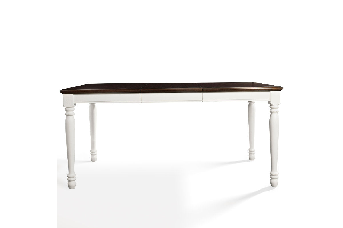 Shelby Dining Table - Distressed White