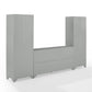 Tara 3Pc Sideboard And Pantry Set - Gray