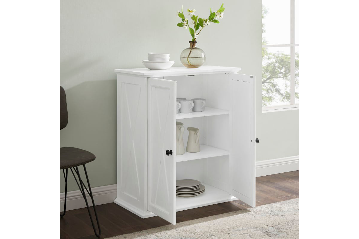 Clifton Stackable Pantry - Distressed White