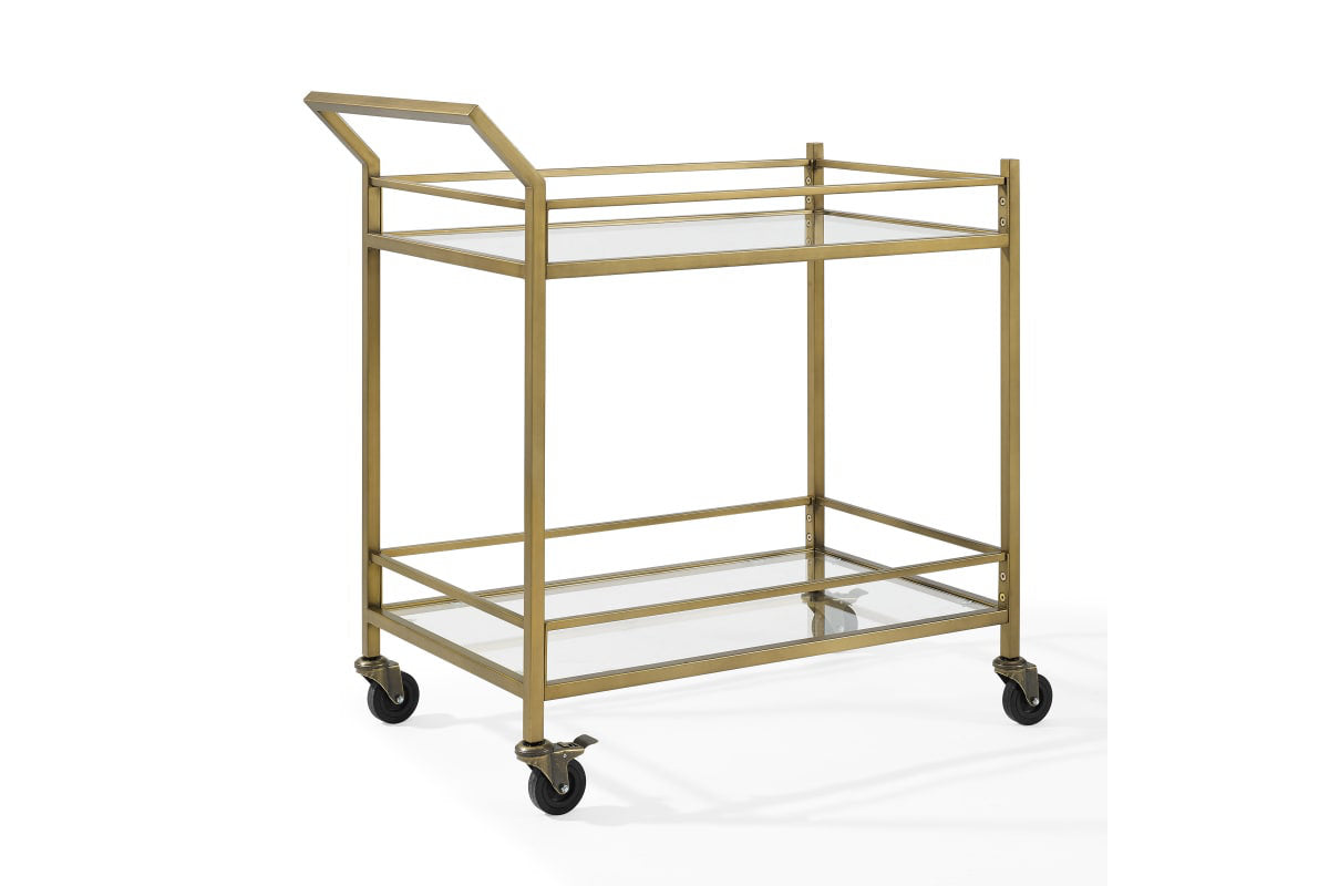 Aimee Bar Cart - Gold Finish