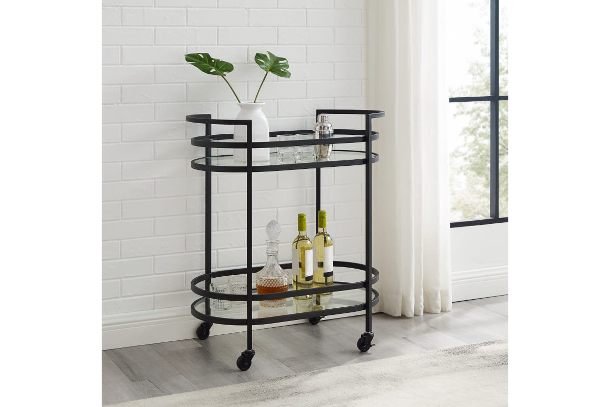 Bailey Bar Cart - Matte Black