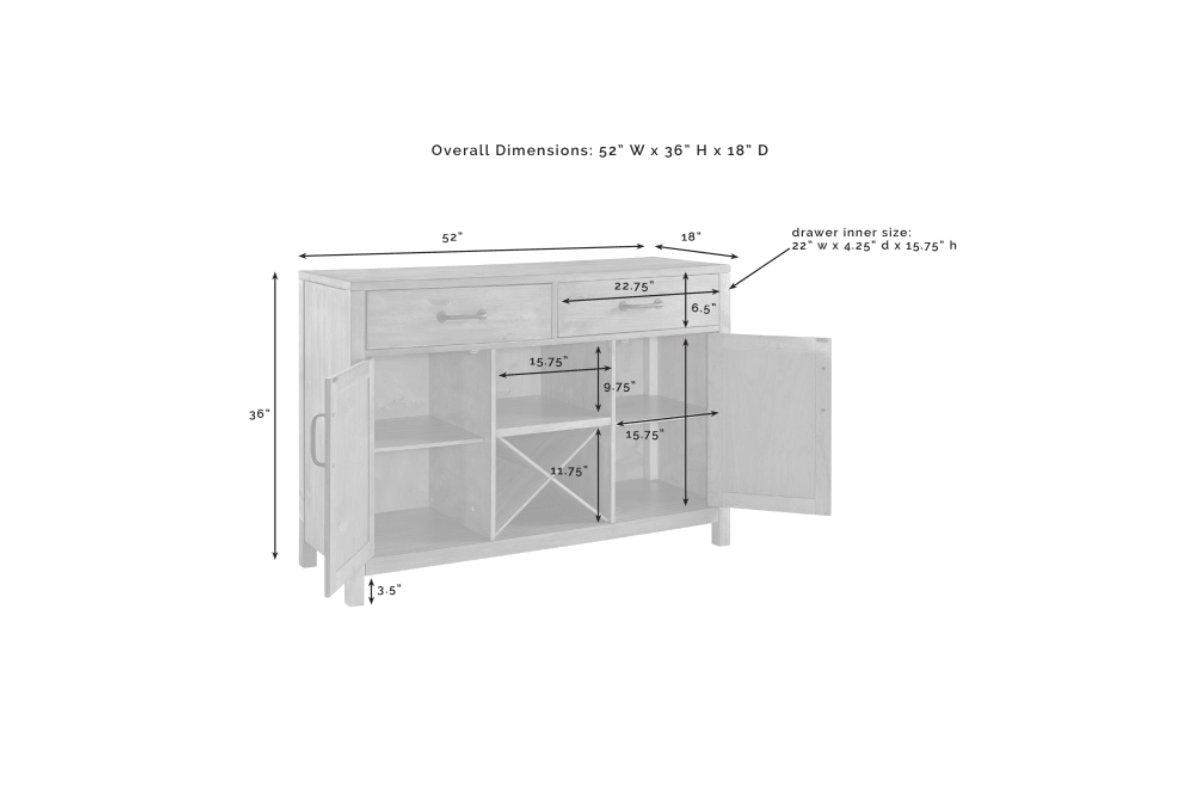 Roots Sideboard - Natural