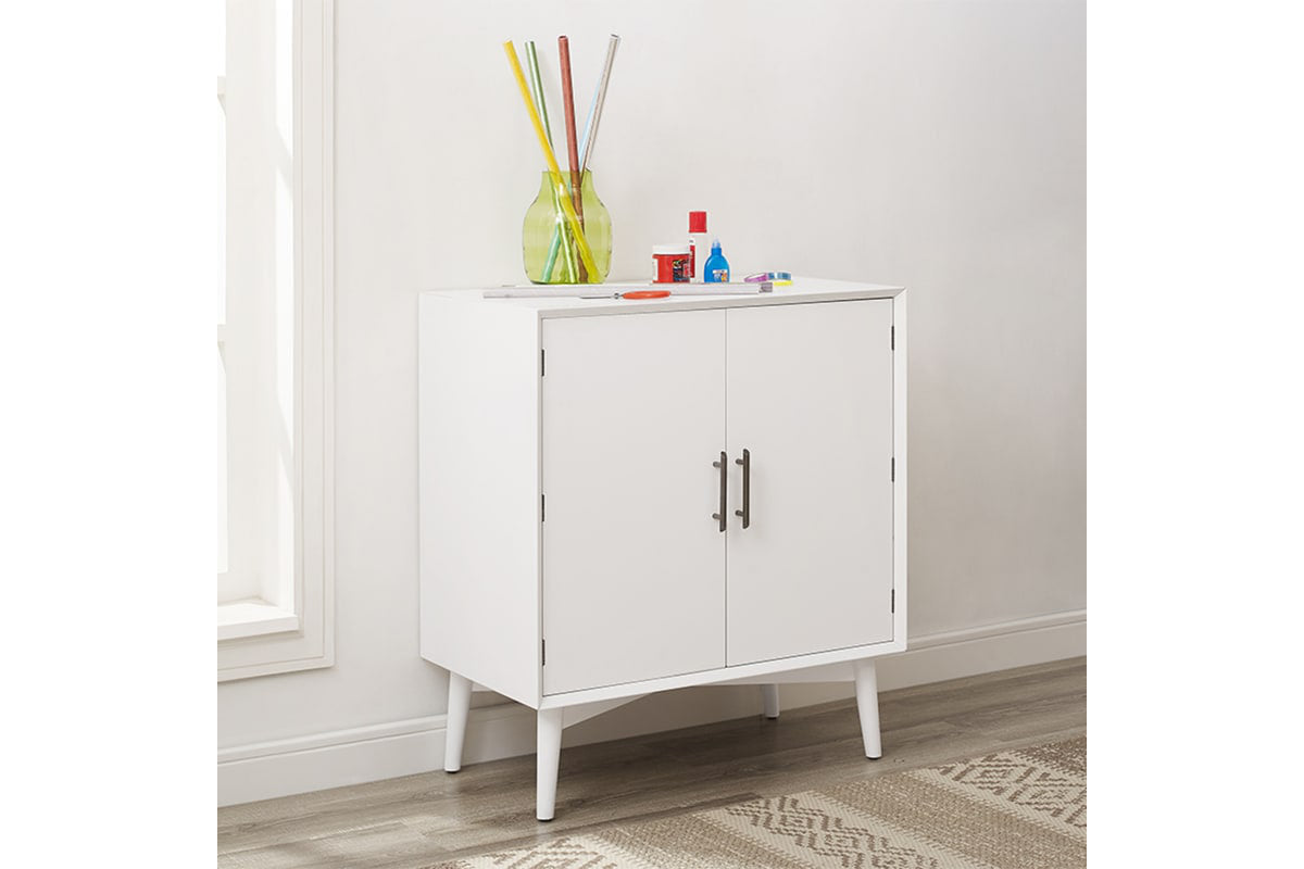 Landon Bar Cabinet - White