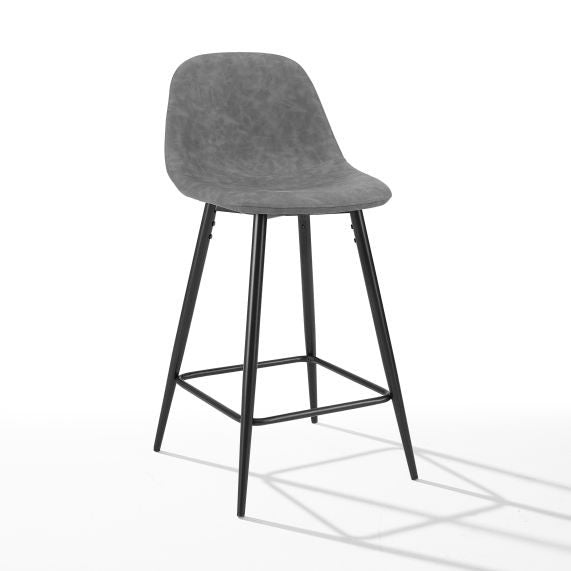 Weston 2Pc Counter Stool Set - Distressed Gray