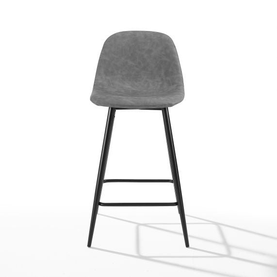 Weston 2Pc Counter Stool Set - Distressed Gray