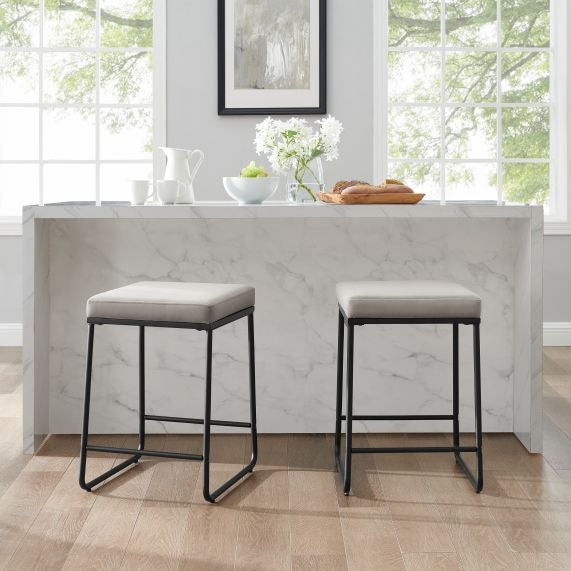 Beckett 2Pc Counter Stool Set - Gray