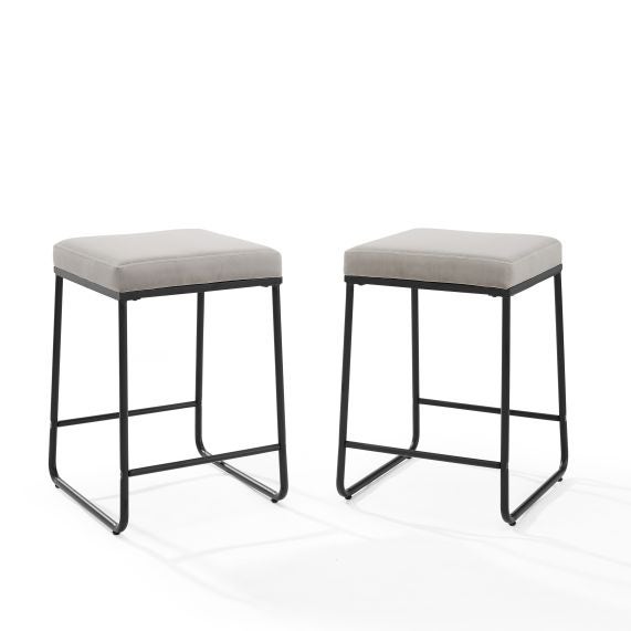 Beckett 2Pc Counter Stool Set - Gray