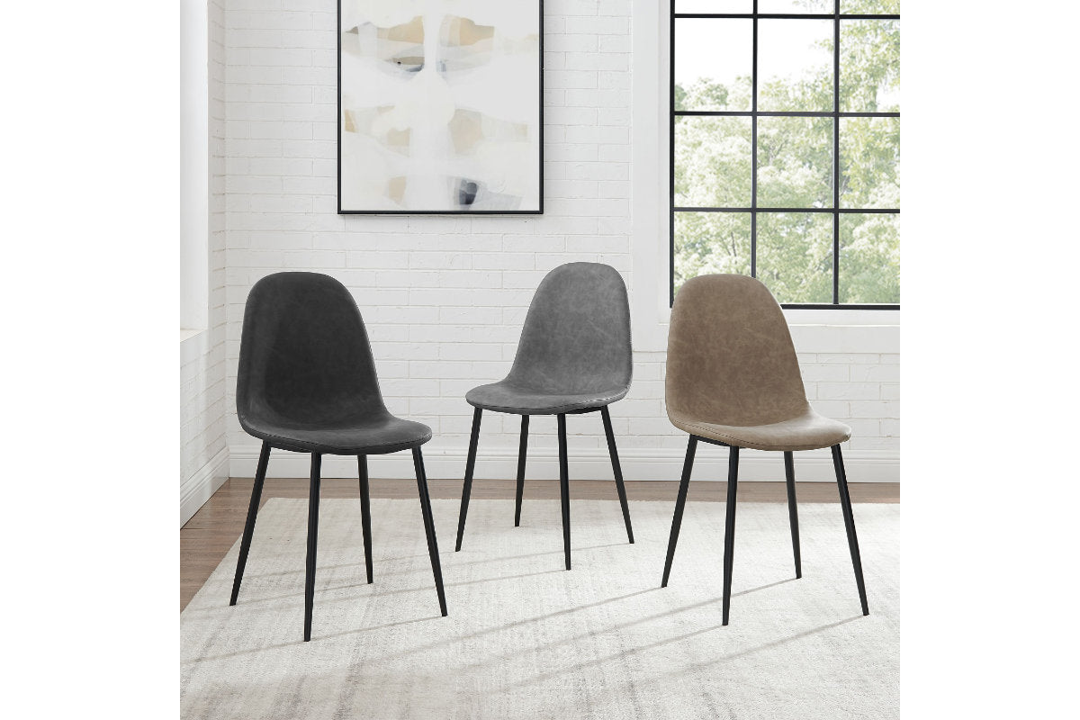 Weston 2Pc Dining Chair Set - Distressed Gray