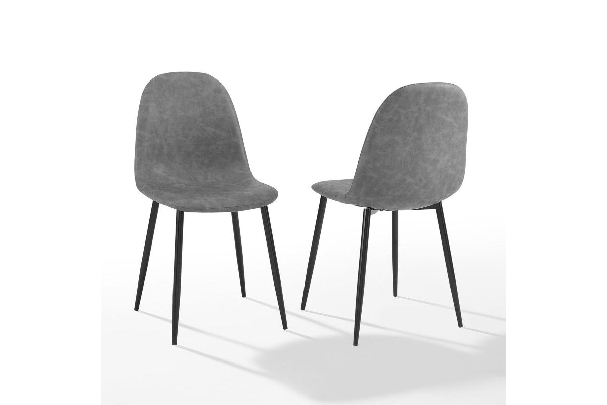 Weston 2Pc Dining Chair Set - Distressed Gray