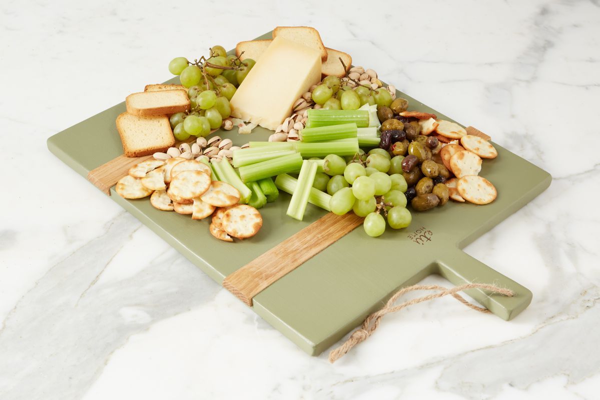 Sage Rectangle Mod Charcuterie Board, Medium