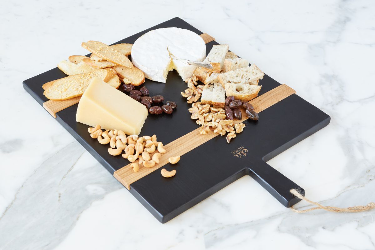 Black Rectangle Mod Charcuterie Board, Medium