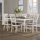 Shelby 7Pc Dining Set - Distressed White