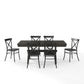 Hayden 7Pc Dining Set W/Camille Chairs - Matte Black