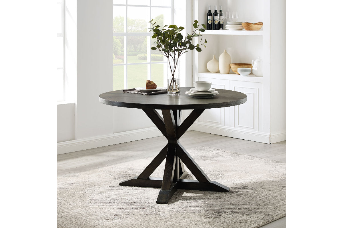 Hayden Round Dining Table - Slate