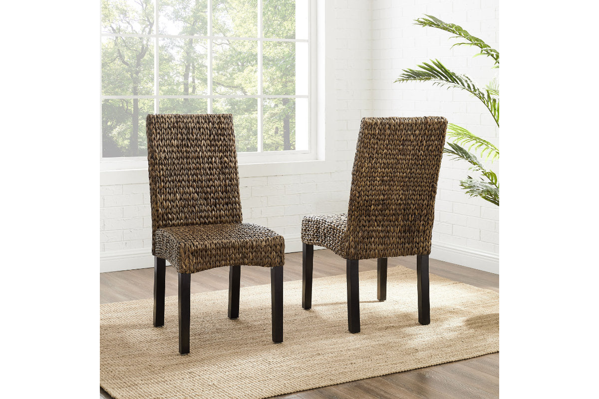 Edgewater 2Pc Dining Chair Set - Seagrass