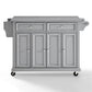 Full Size Stainless Steel Top Kitchen Cart - Gray