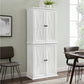 Clifton Tall Pantry - Distressed White