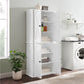 Clifton Tall Pantry - Distressed White