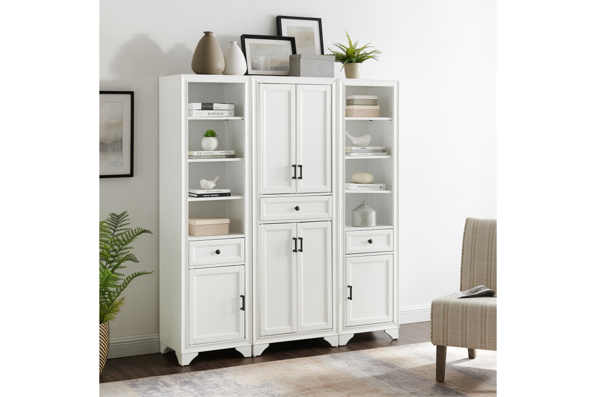 Tara 3Pc Pantry Set - Distressed White