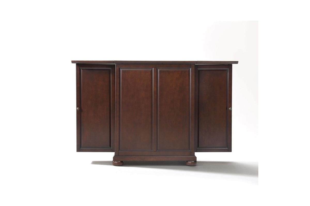 Alexandria Expandable Bar Cabinet - Mahogany