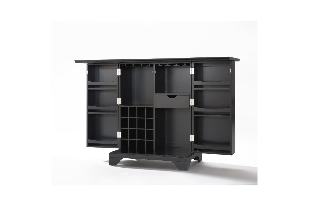 Lafayette Expandable Bar Cabinet - Black