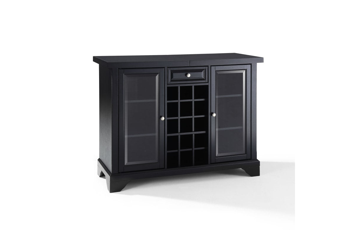 Lafayette Sliding Top Bar Cabinet - Black