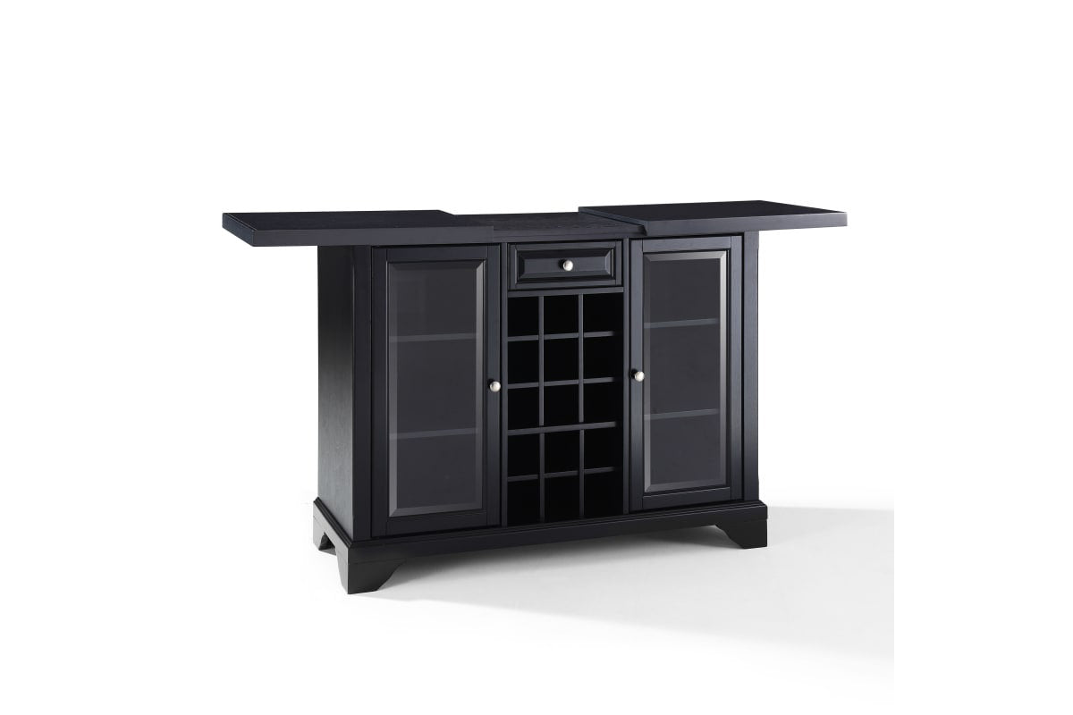 Lafayette Sliding Top Bar Cabinet - Black