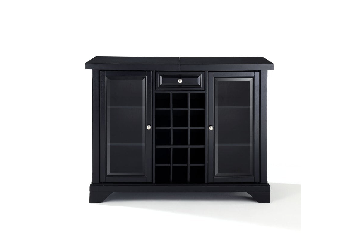 Lafayette Sliding Top Bar Cabinet - Black