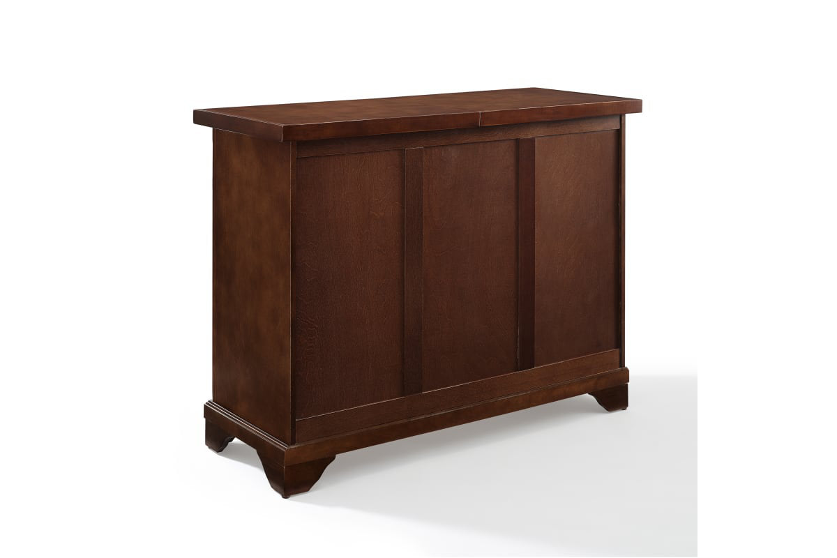 Lafayette Sliding Top Bar Cabinet - Mahogany