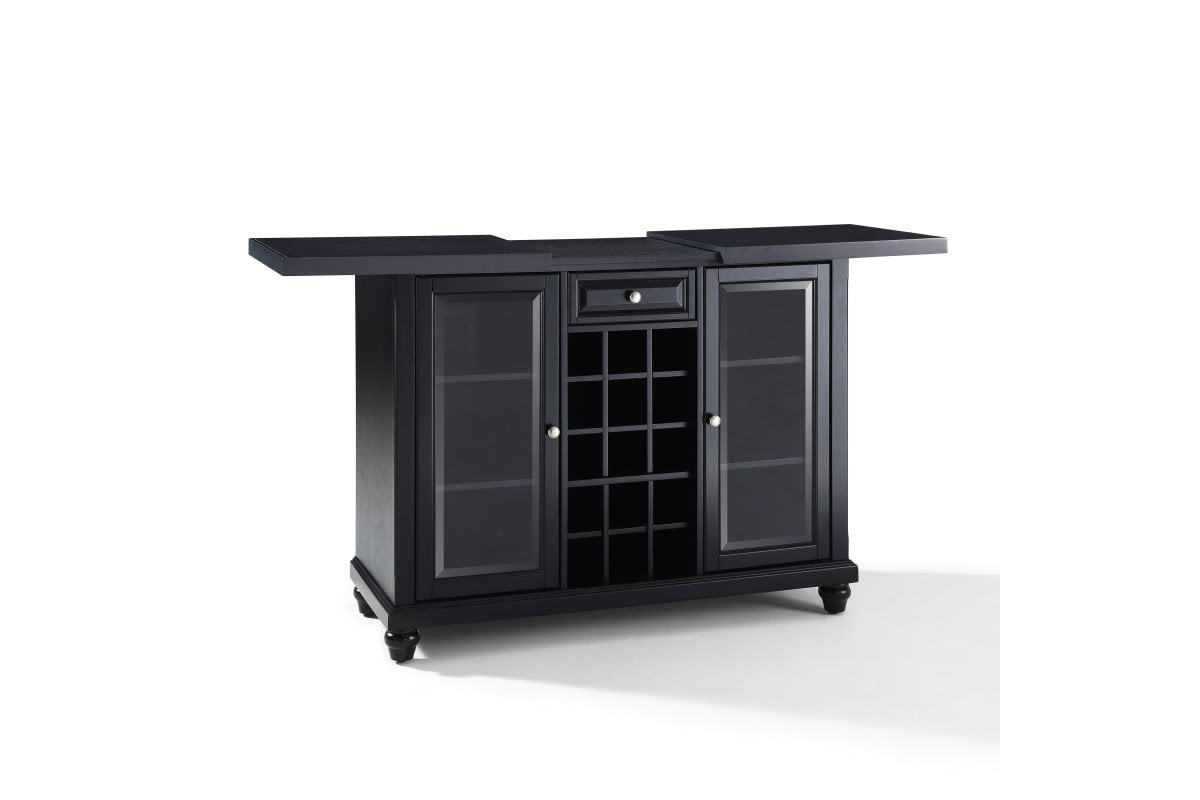 Cambridge Sliding Top Bar Cabinet - Black