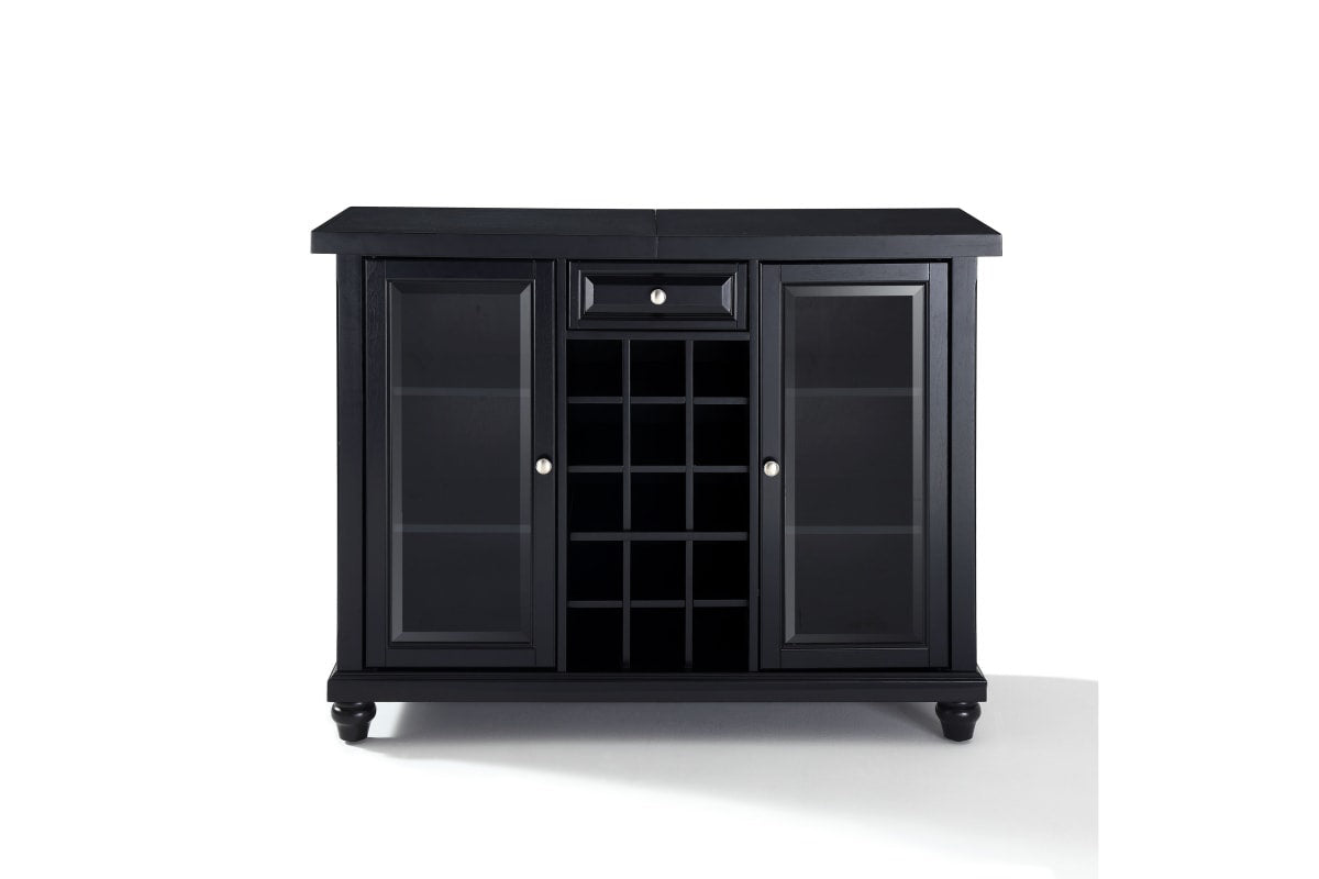 Cambridge Sliding Top Bar Cabinet - Black