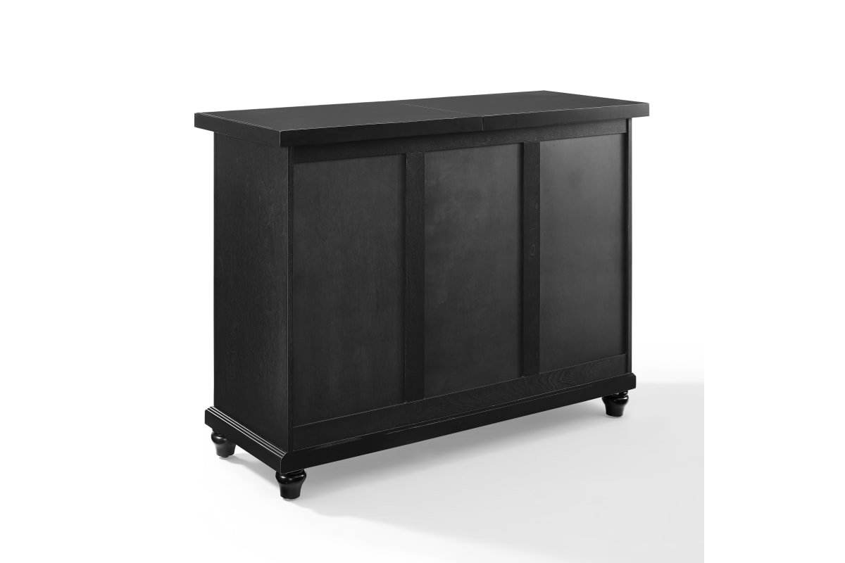 Cambridge Sliding Top Bar Cabinet - Black