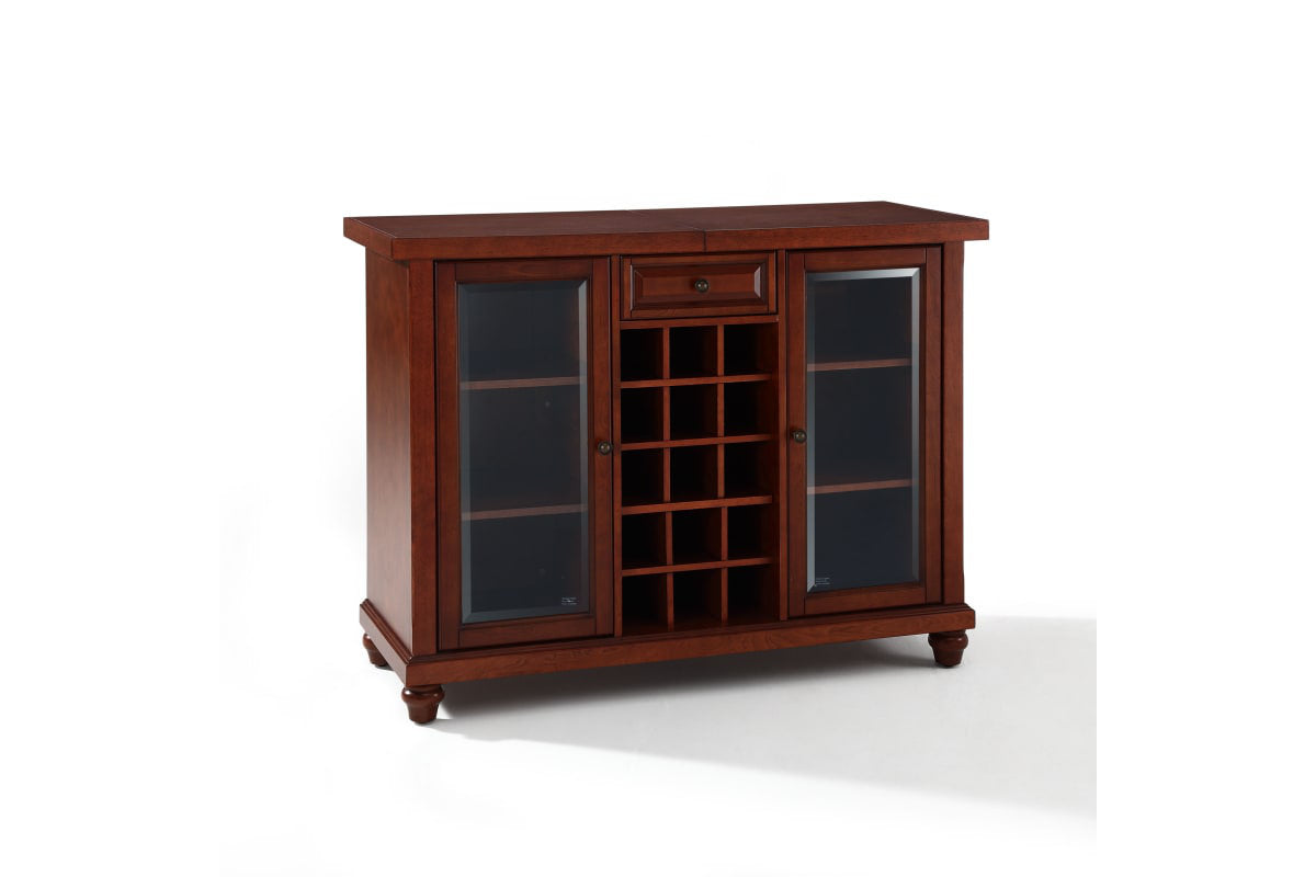 Cambridge Sliding Top Bar Cabinet - Mahogany