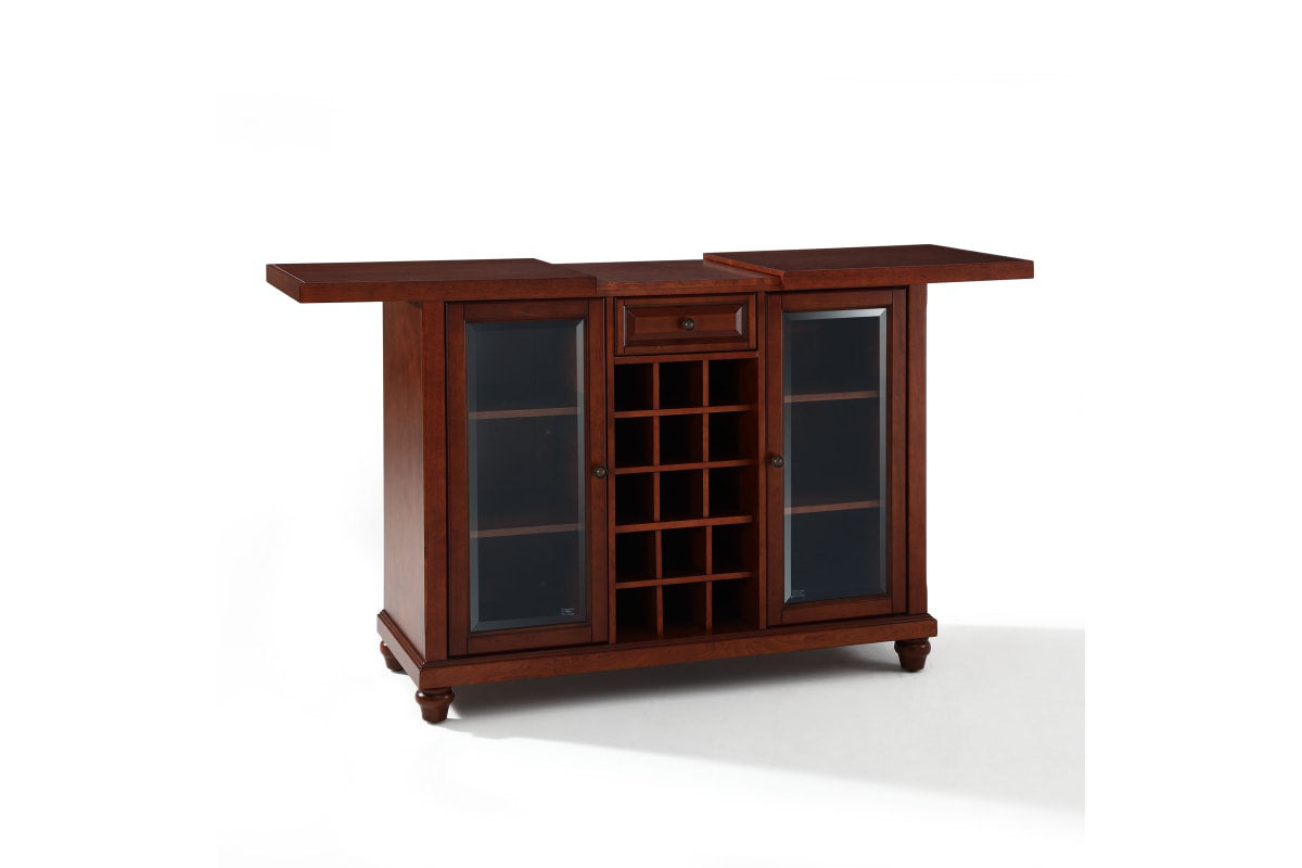 Cambridge Sliding Top Bar Cabinet - Mahogany