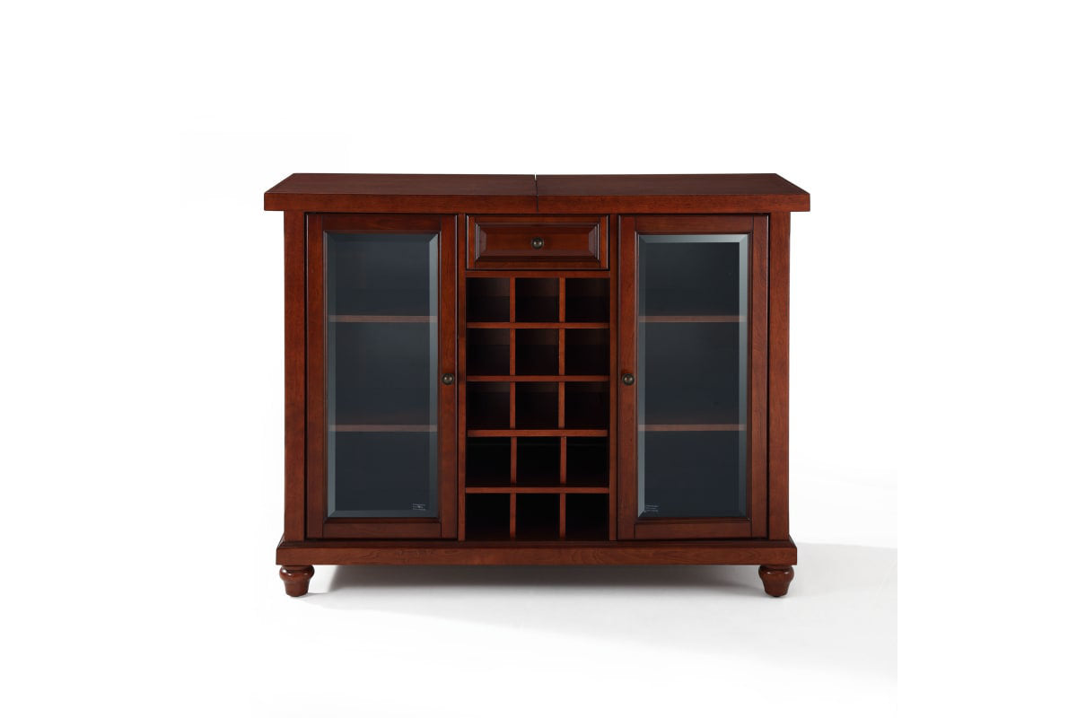 Cambridge Sliding Top Bar Cabinet - Mahogany