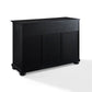Alexandria Sideboard Cabinet W/Wine Storage - Black