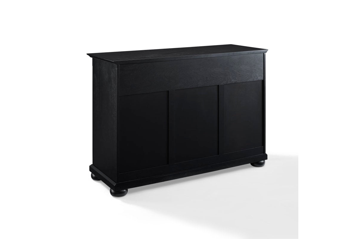 Alexandria Sideboard Cabinet W/Wine Storage - Black