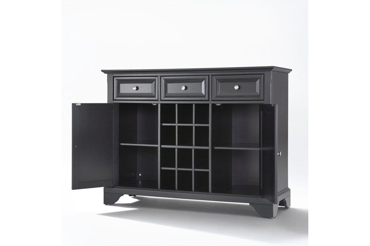 Lafayette Sideboard Cabinet W/Wine Storage - Black