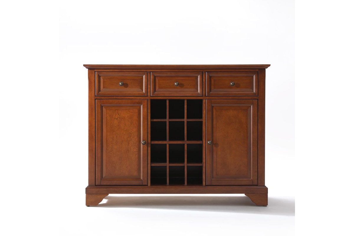 Lafayette Sideboard Cabinet W/Wine Storage - Cherry